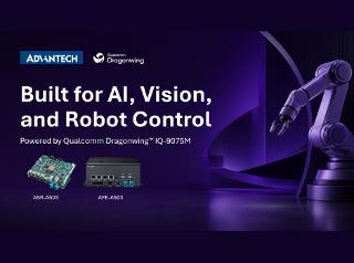 Advantech ASR-A503 and AFE-A503 Powered by Qualcomm Dragonwing™ IQ-9075M Integrate AI, Vision, and Robot Control