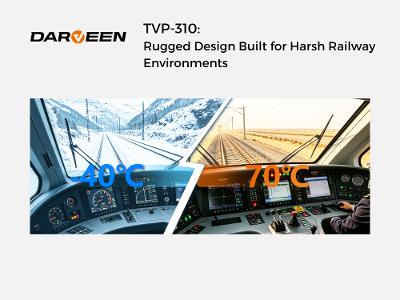 TVP-310: Rugged Design Built for Harsh Railway Environments TVP-310: Rugged Design Built for Harsh Railway Environments